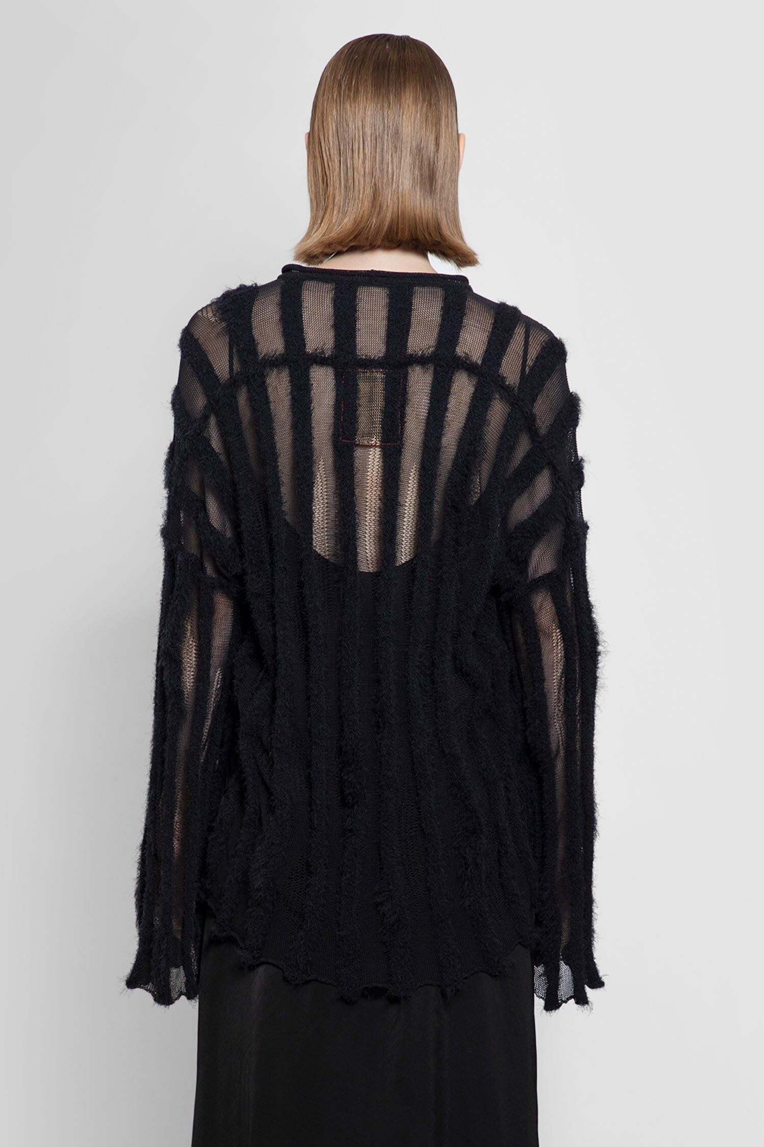 UMA WANG WOMAN BLACK KNITWEAR