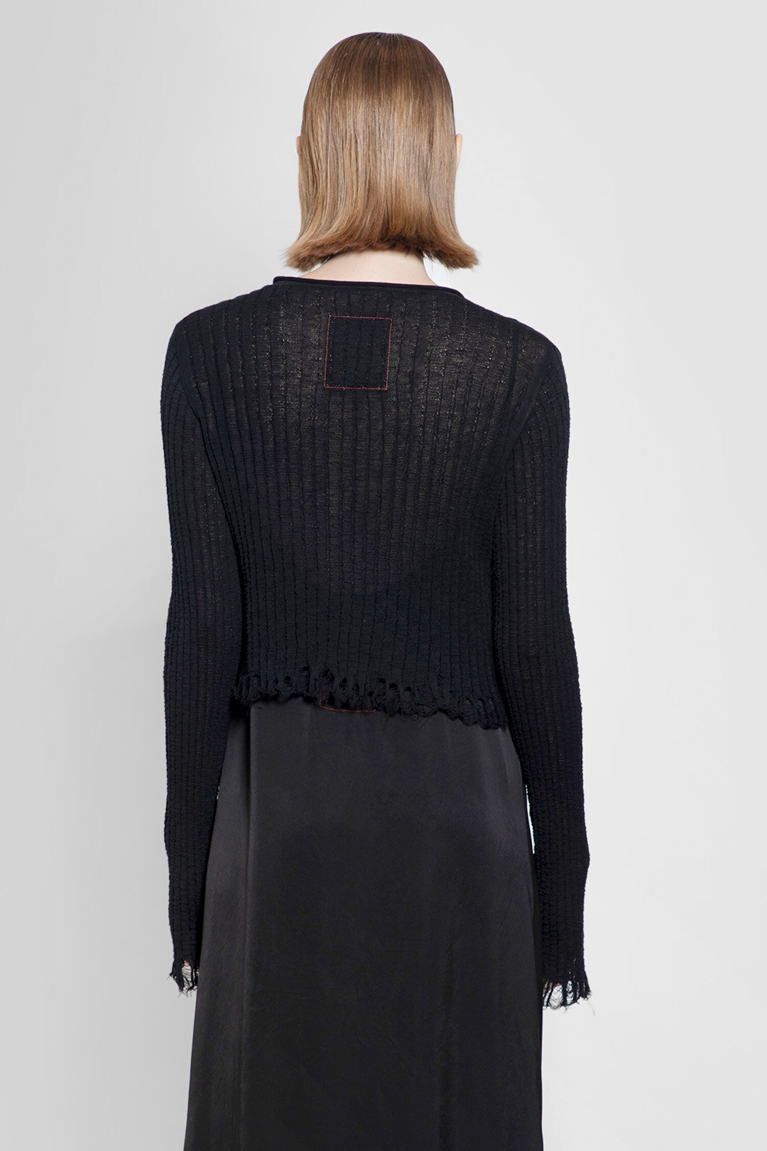 UMA WANG WOMAN BLACK KNITWEAR