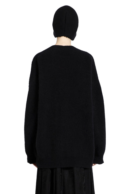 UMA WANG WOMAN BLACK KNITWEAR