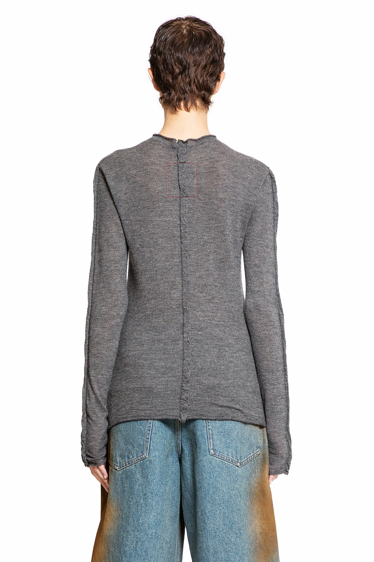 UMA WANG WOMAN GREY KNITWEAR