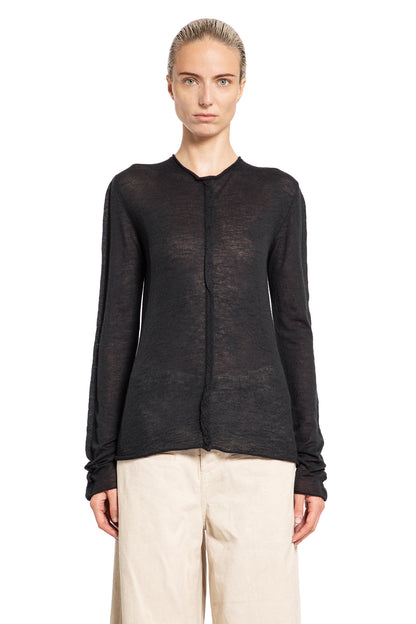 UMA WANG WOMAN BLACK KNITWEAR