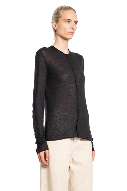 UMA WANG WOMAN BLACK KNITWEAR