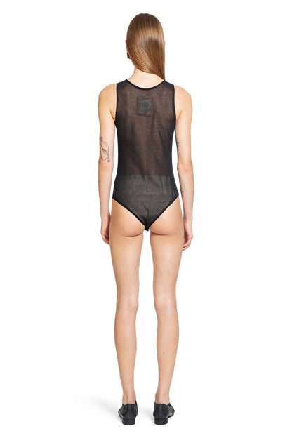 UMA WANG WOMAN BLACK BODYSUITS