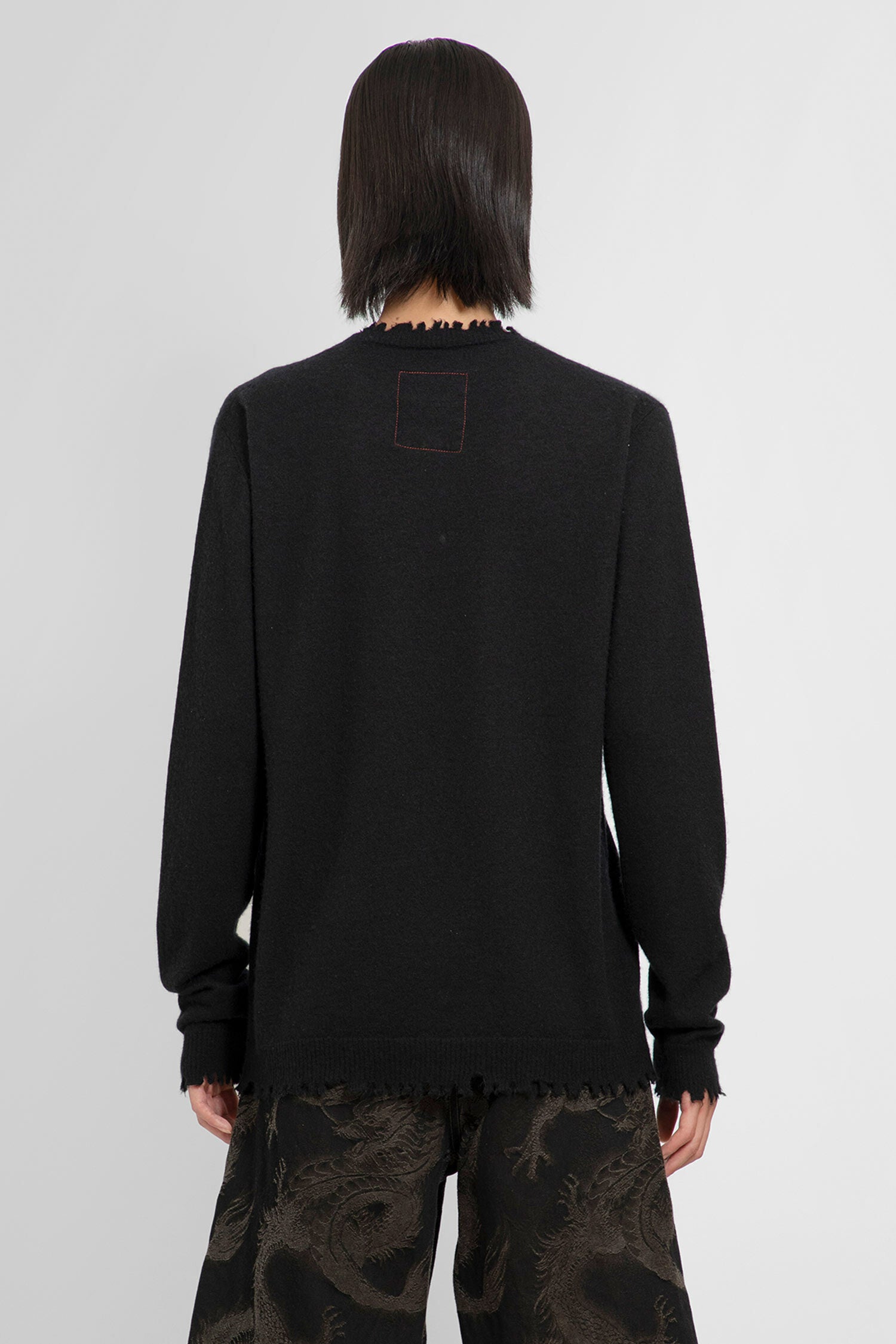 UMA WANG MAN BLACK KNITWEAR