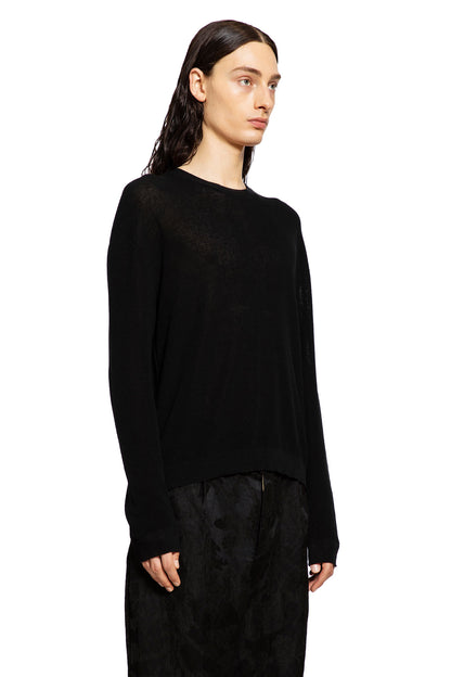 UMA WANG MAN BLACK KNITWEAR