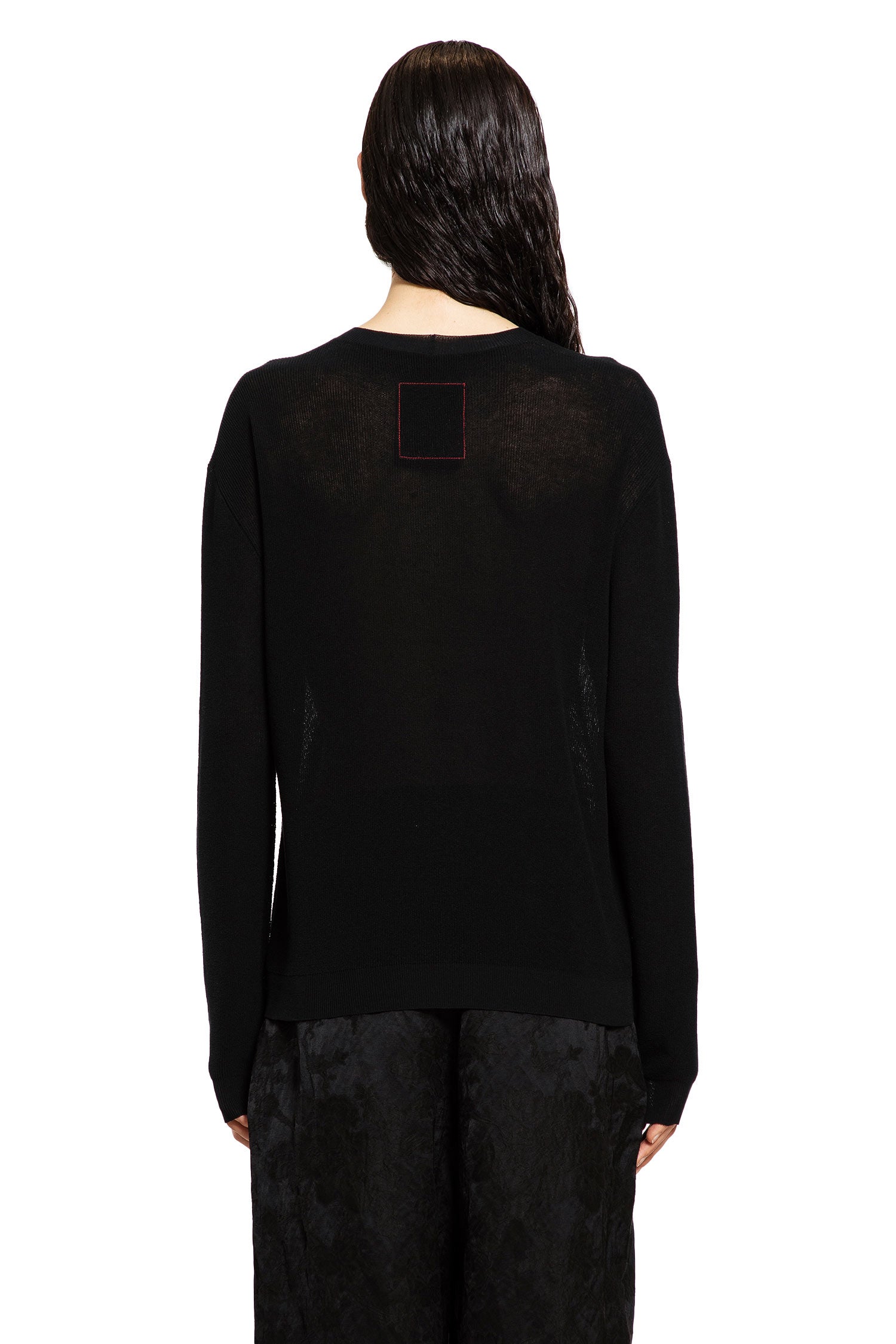 UMA WANG MAN BLACK KNITWEAR