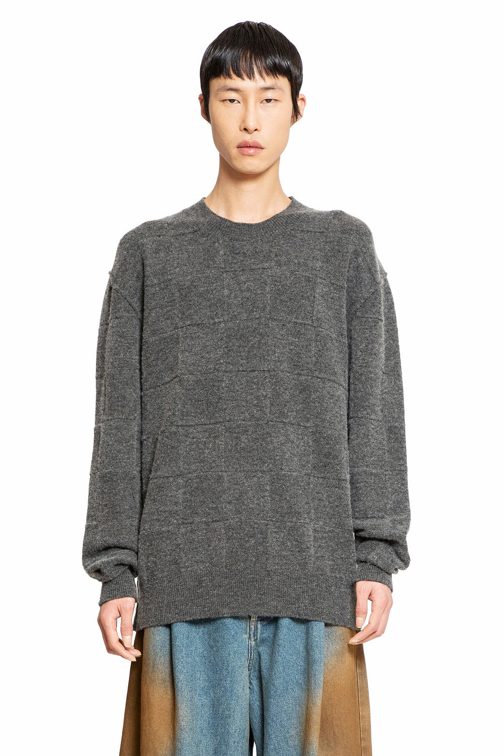 UMA WANG MAN GREY KNITWEAR