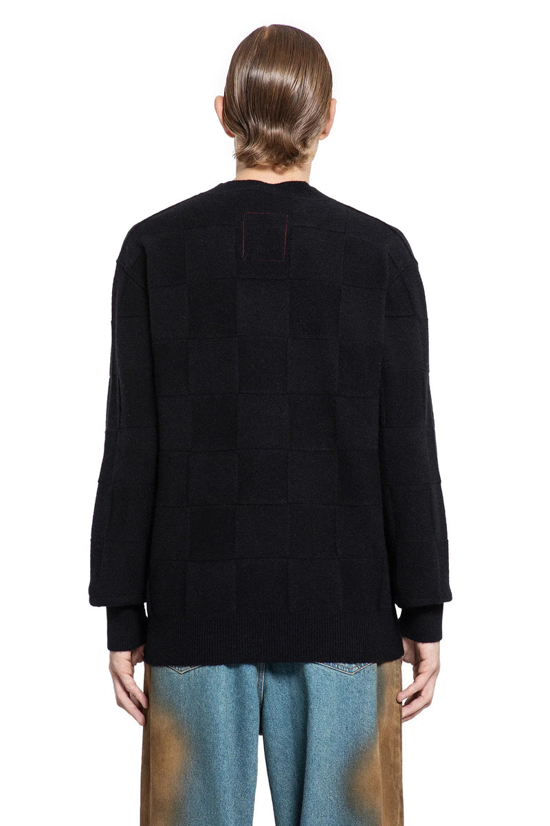Check Jacquard sweater - Antonioli.eu