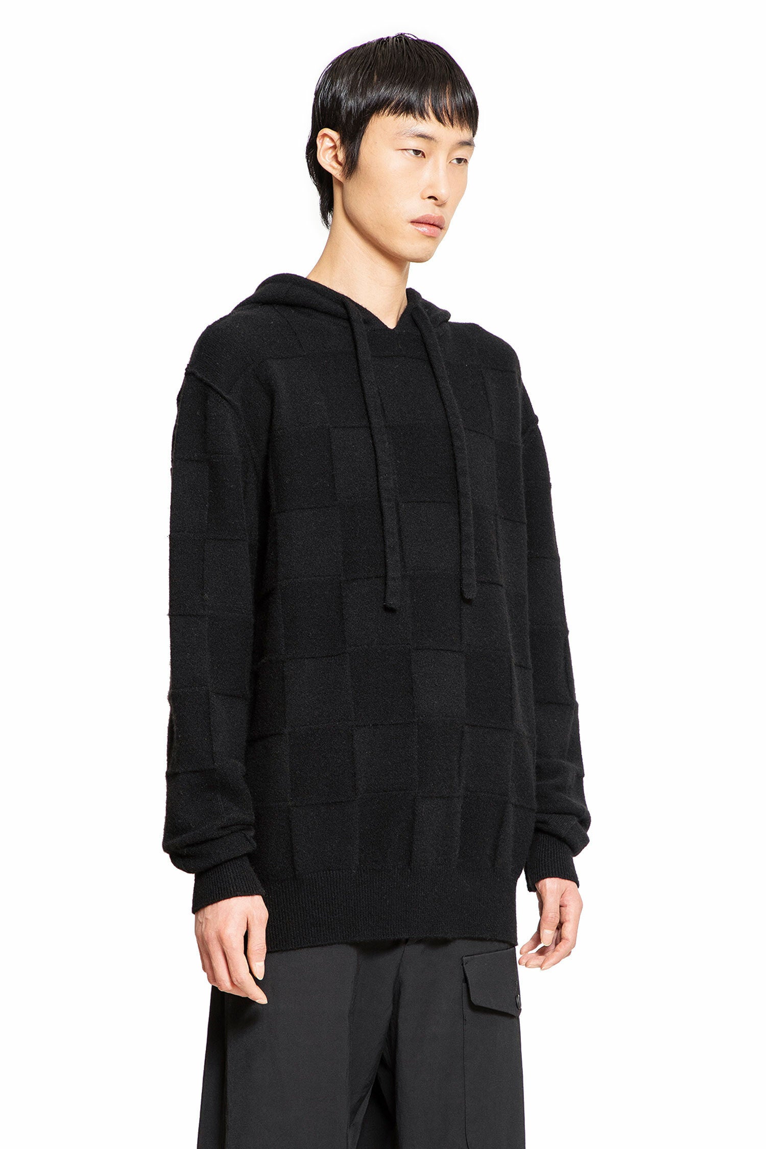 UMA WANG MAN BLACK KNITWEAR