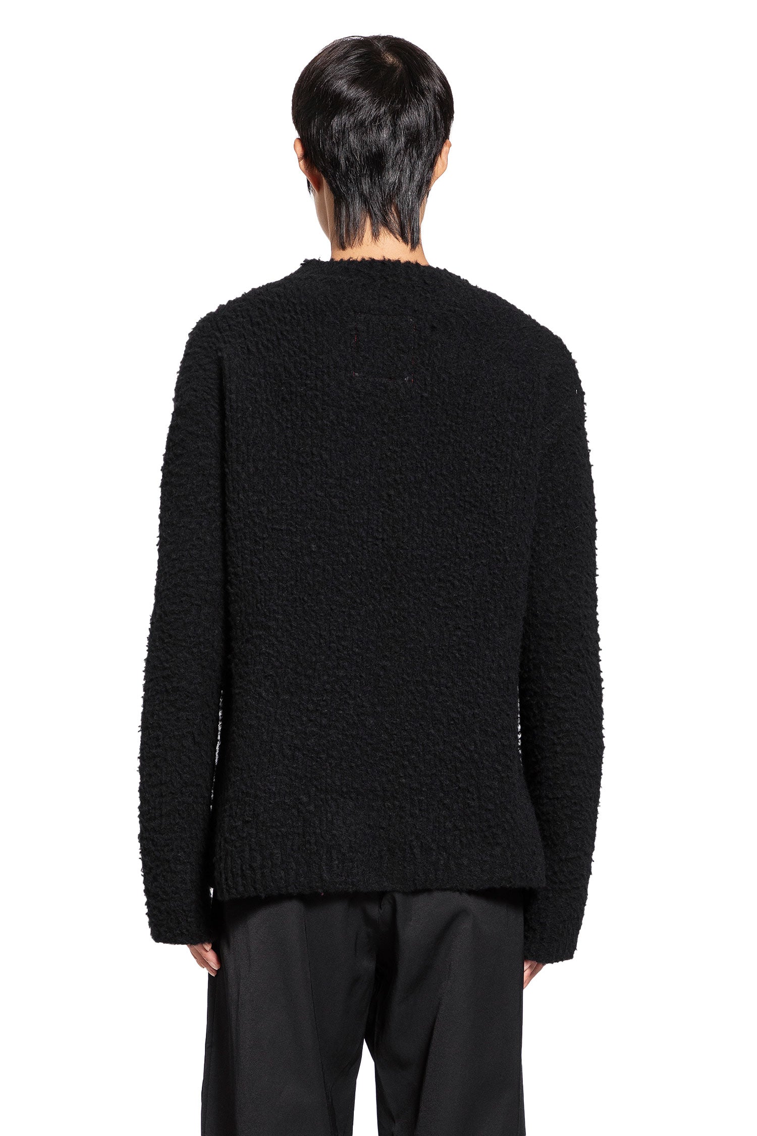 UMA WANG MAN BLACK KNITWEAR