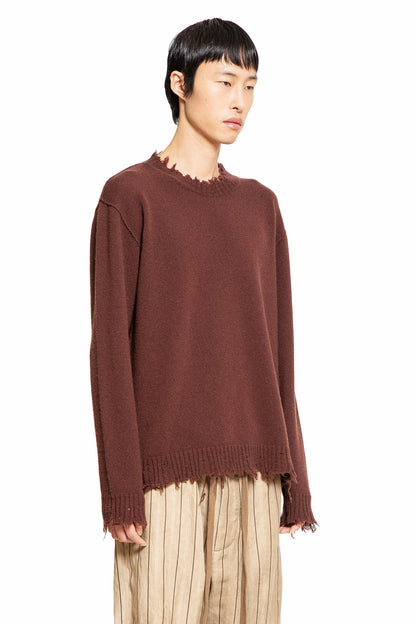 UMA WANG MAN BROWN KNITWEAR