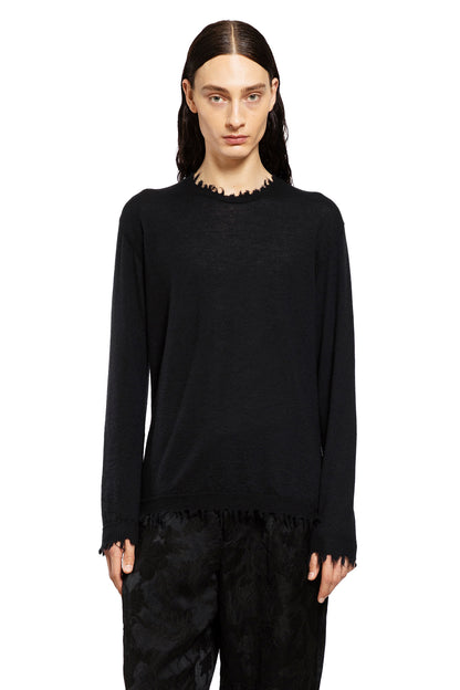 UMA WANG MAN BLACK KNITWEAR