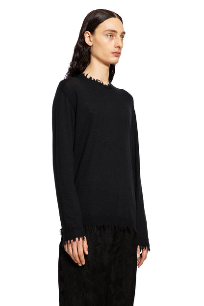 UMA WANG MAN BLACK KNITWEAR