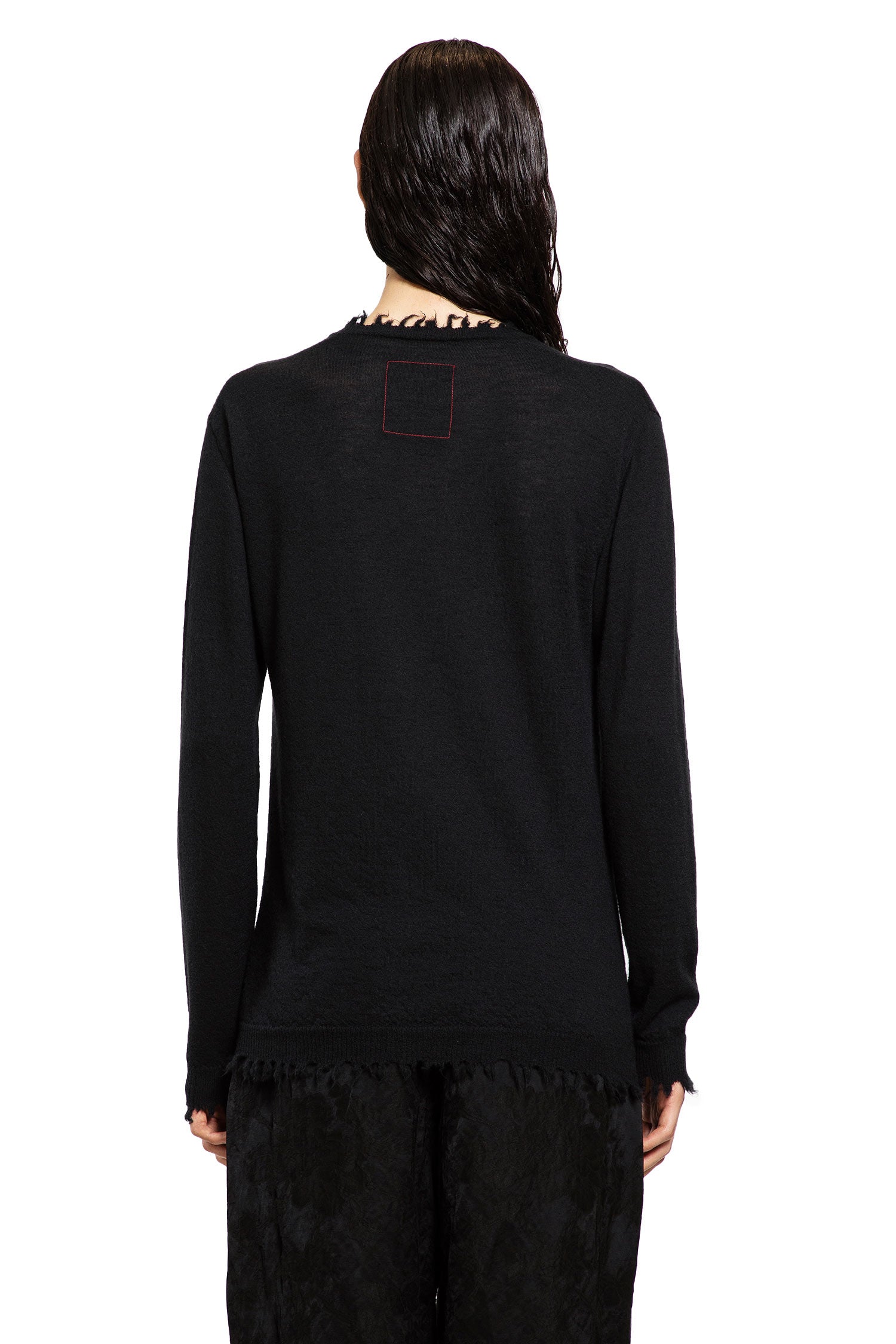 UMA WANG MAN BLACK KNITWEAR