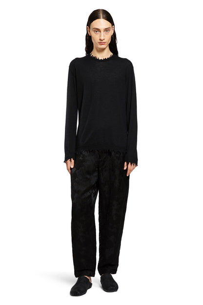 UMA WANG MAN BLACK KNITWEAR