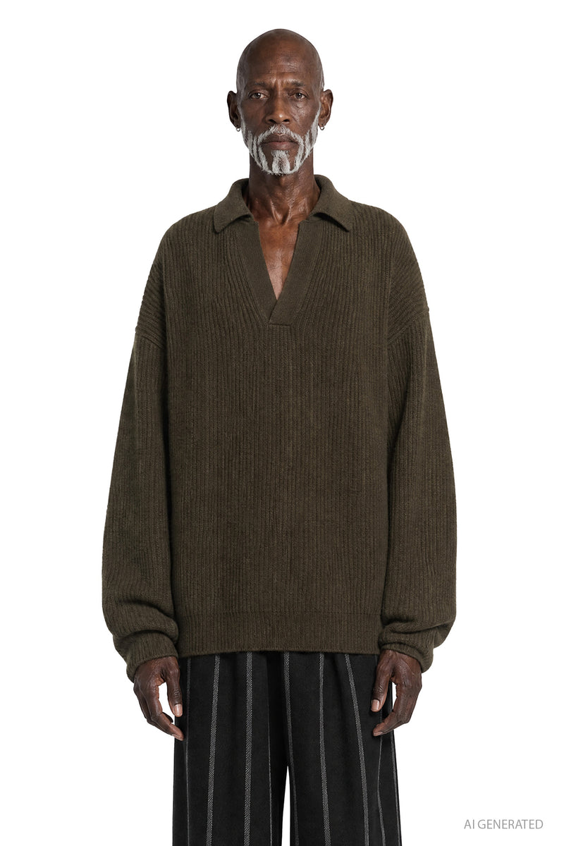 UMA WANG Long Sleeve Polo man