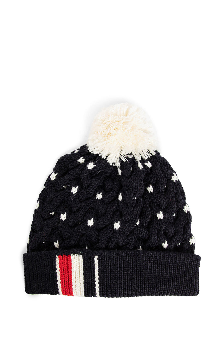 THOM BROWNE MAN BLACK HATS