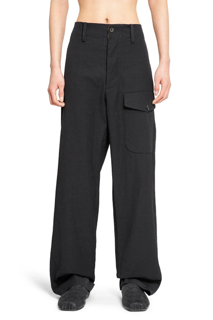 Antonioli UMA WANG MAN BLACK TROUSERS
