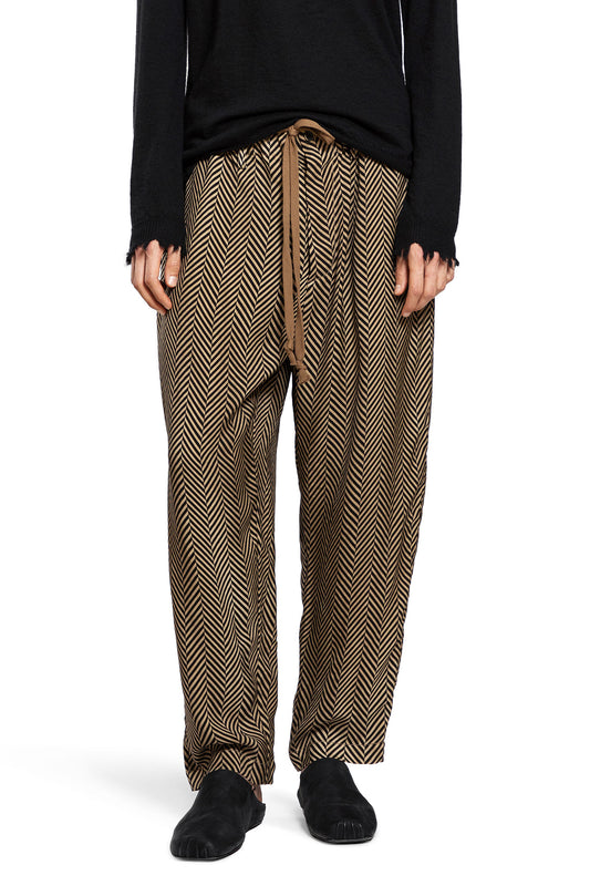 UMA WANG MAN MULTICOLOR TROUSERS