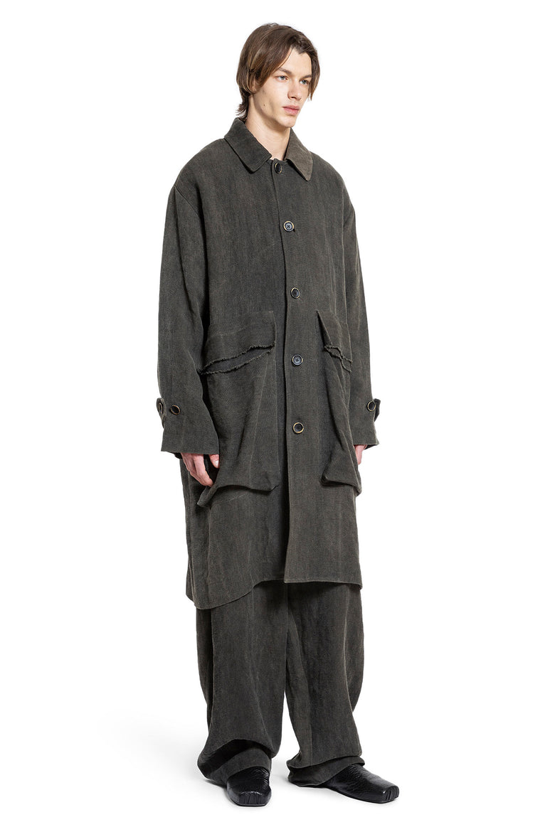 UMA WANG MANTEAUX GRIS POUR HOMME 
