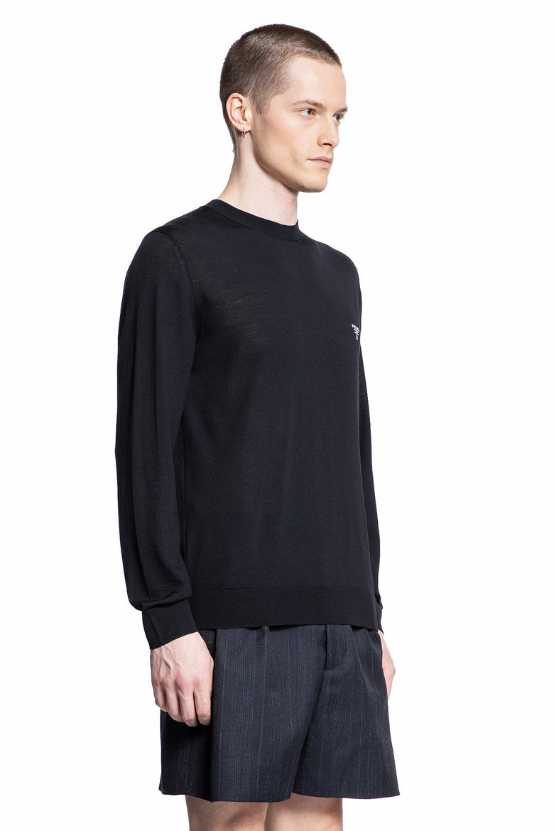 PRADA MAN BLACK KNITWEAR