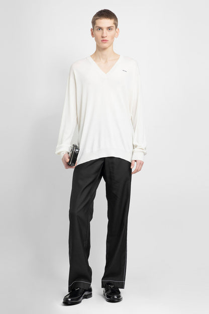 PRADA MAN WHITE KNITWEAR