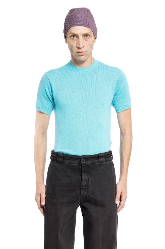 PRADA MAN BLUE KNITWEAR