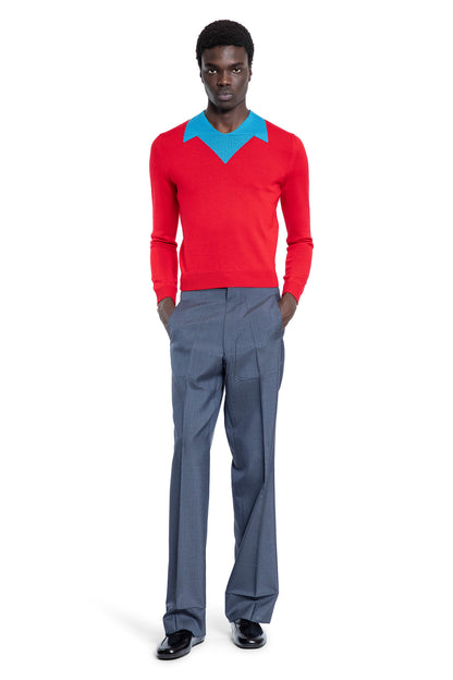 PRADA MAN RED KNITWEAR