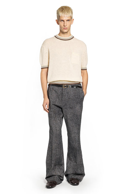 PRADA MAN BEIGE KNITWEAR