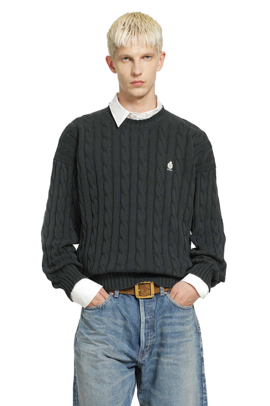 Cotton Crewneck Sweater
