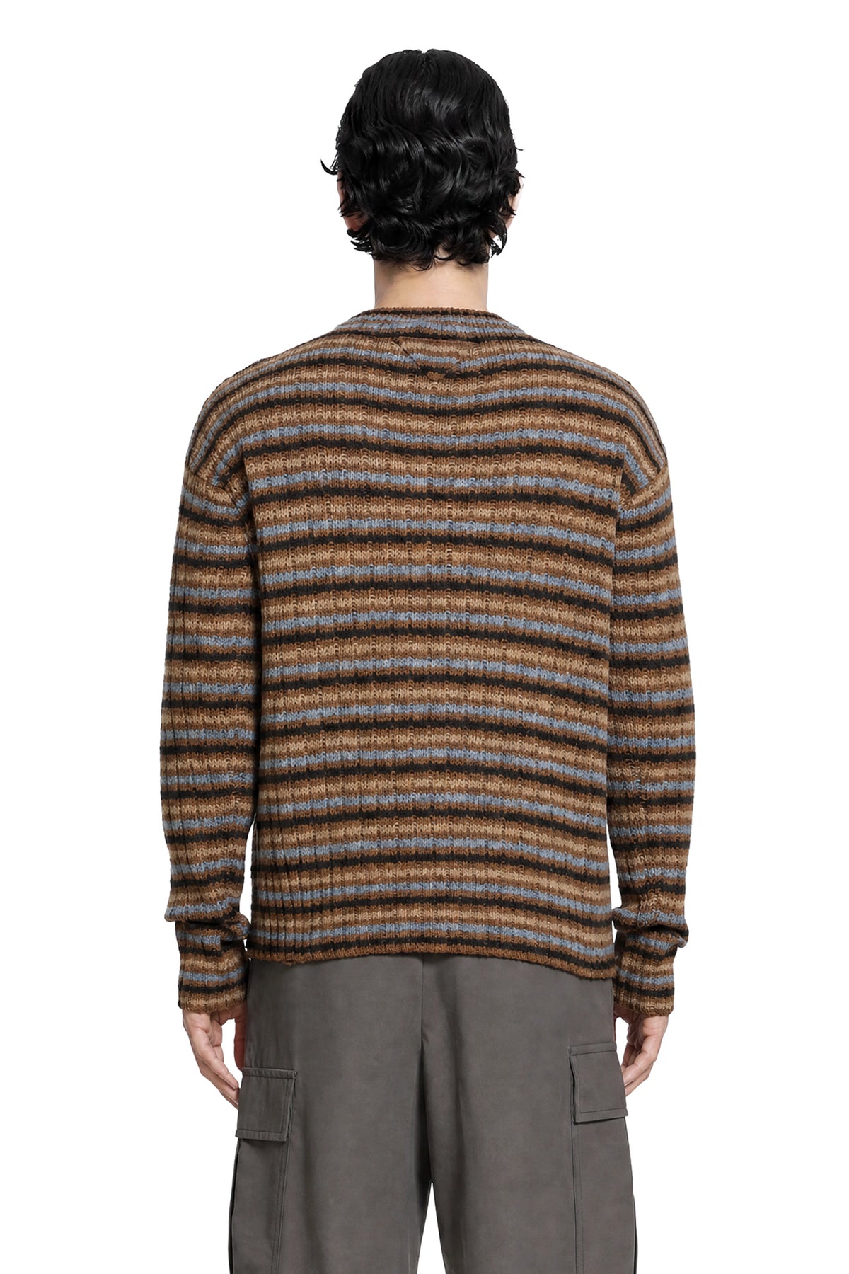 PRADA Shetland Wool Boat Neck Sweater man