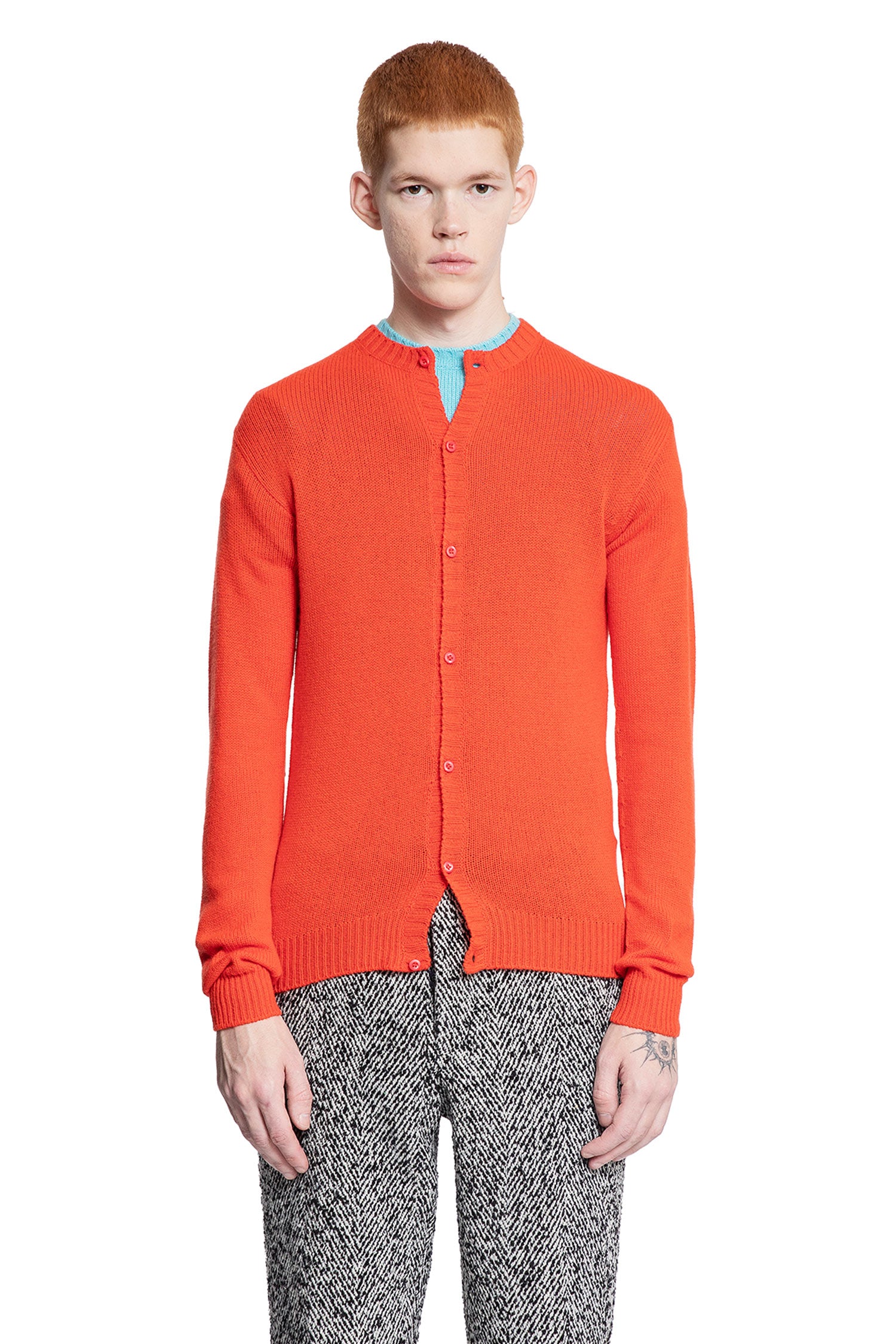 PRADA MAN RED KNITWEAR