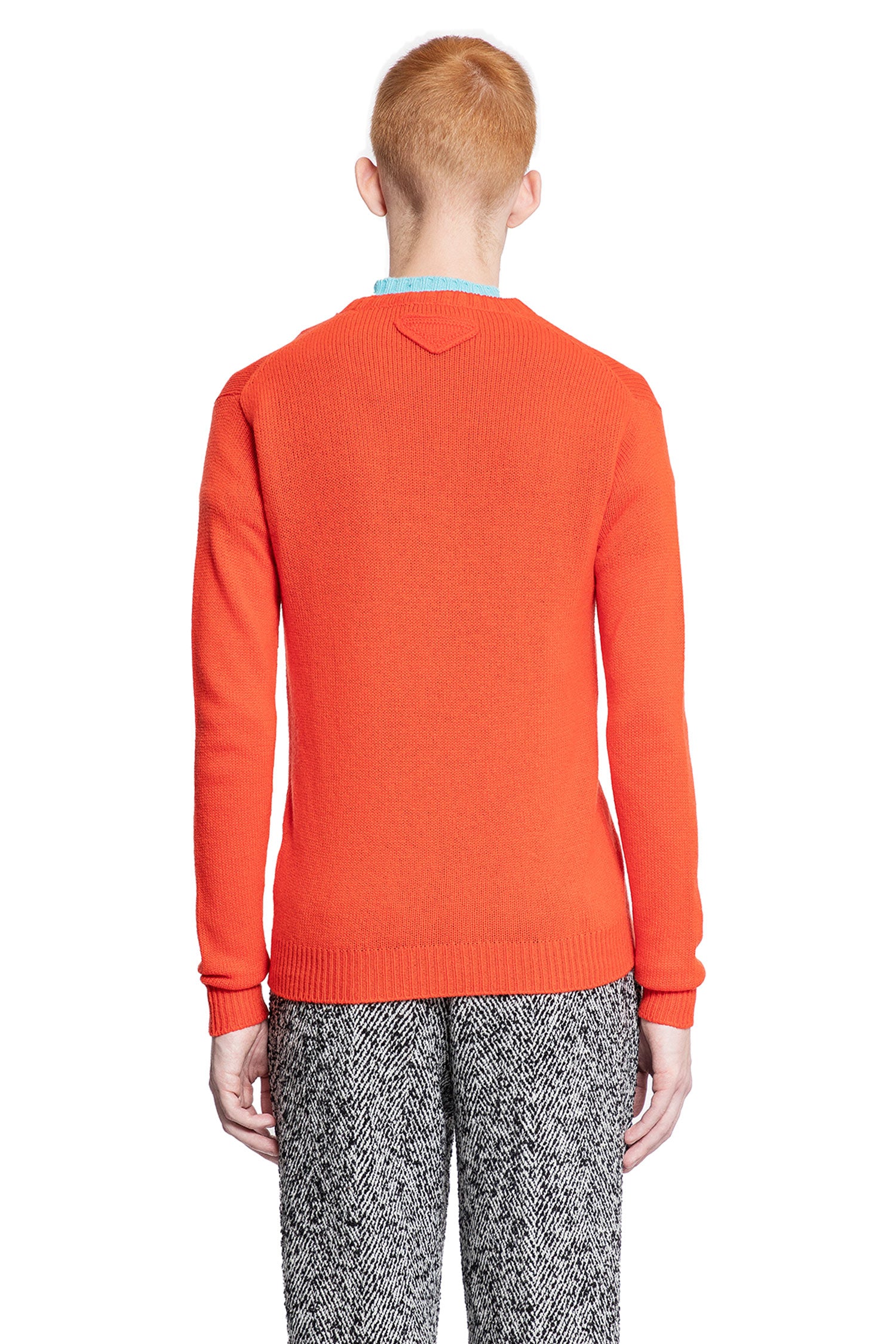 PRADA MAN RED KNITWEAR