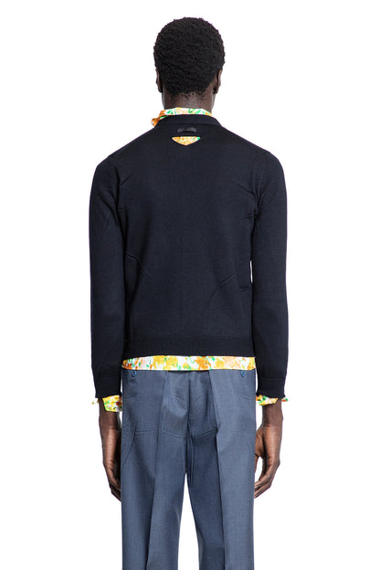 PRADA MAN BLACK KNITWEAR