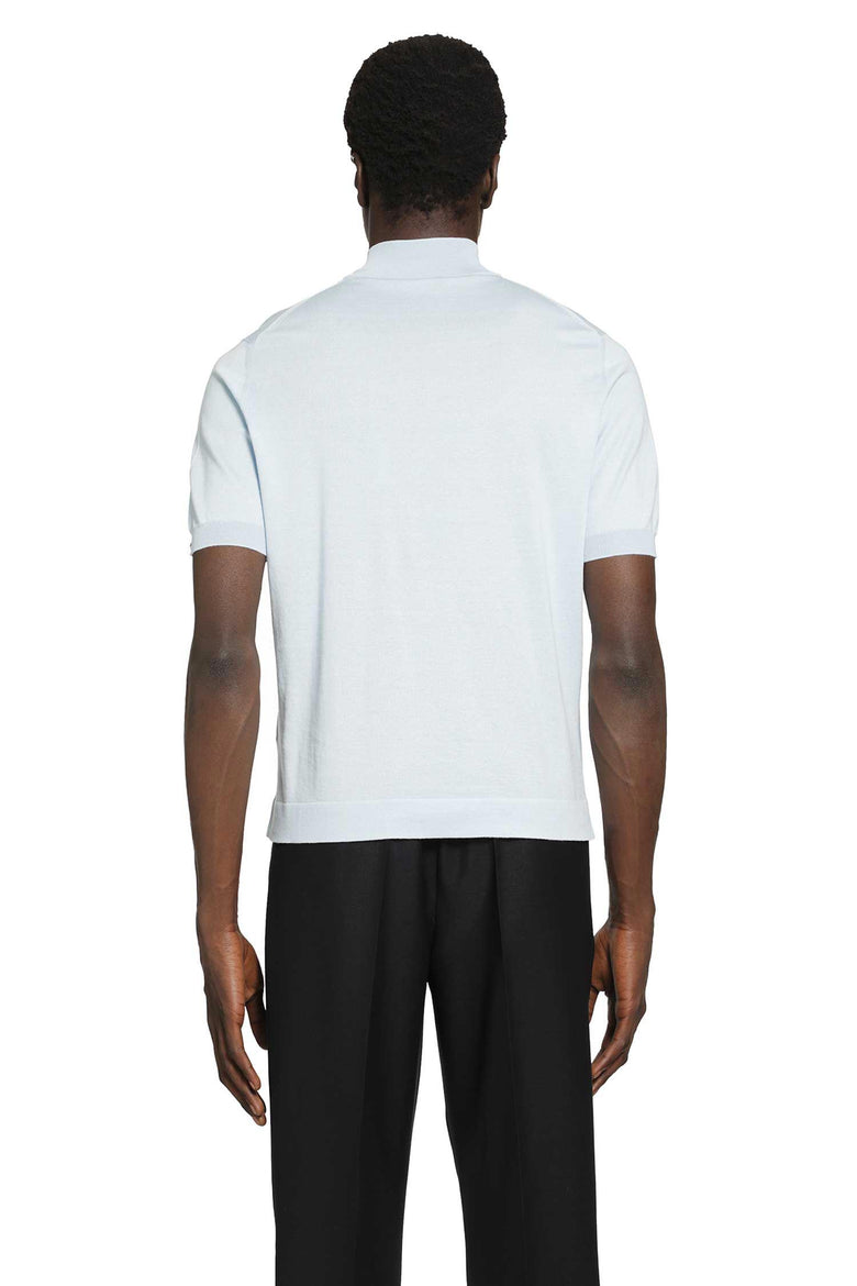 PRADA Short Sleeve Cotton Sweater man