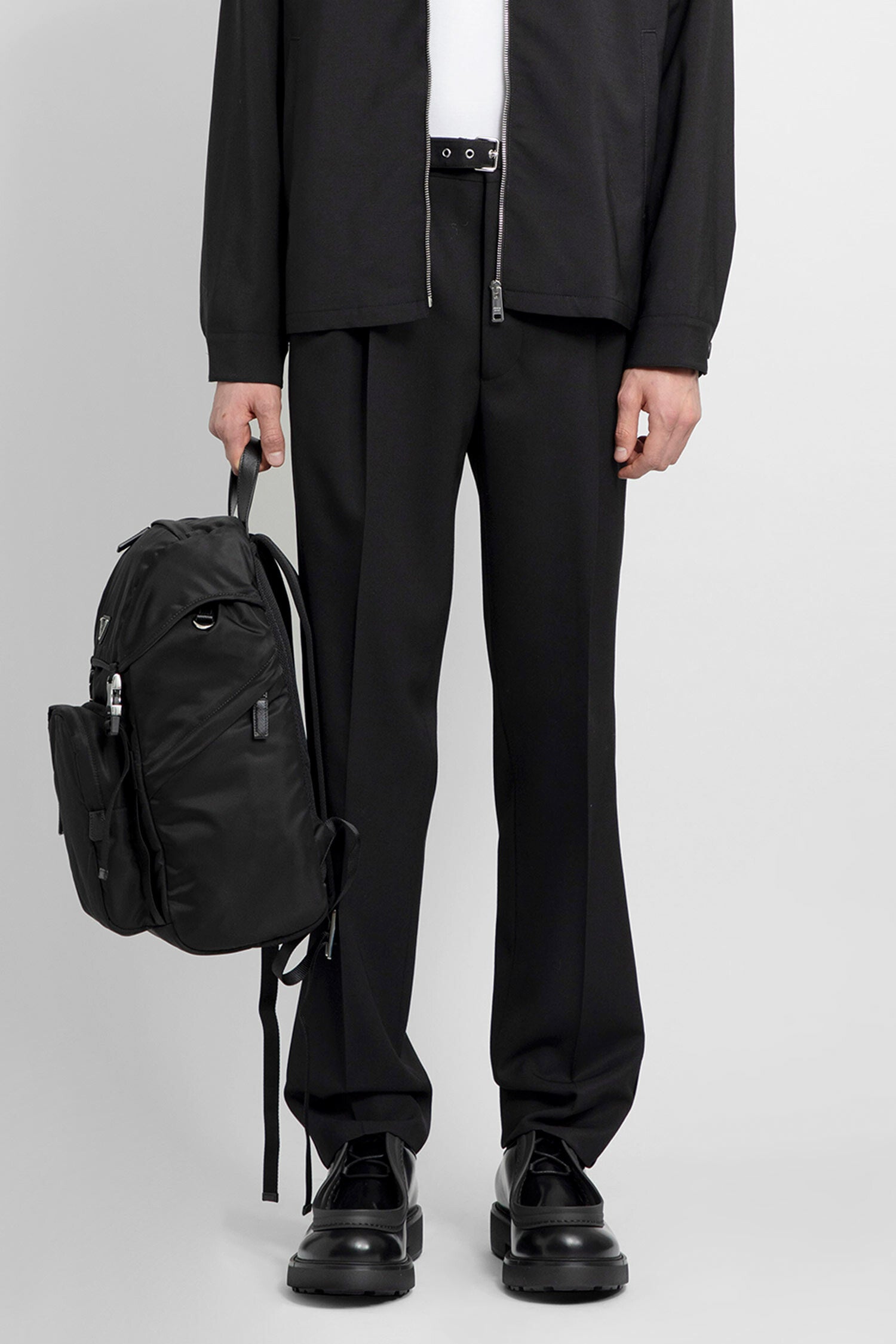 PRADA MAN BLACK TROUSERS