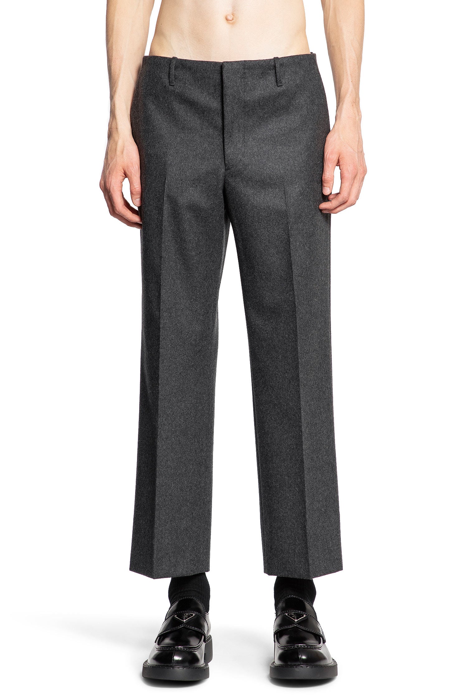 PRADA MAN GREY TROUSERS