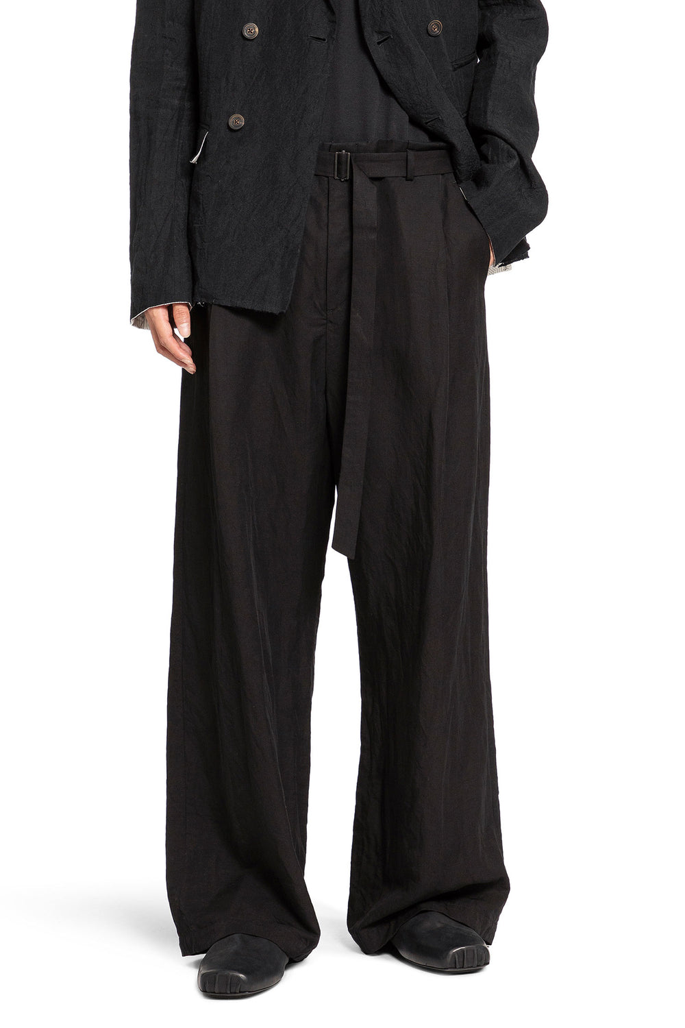 FORME D'EXPRESSION MAN BLACK TROUSERS