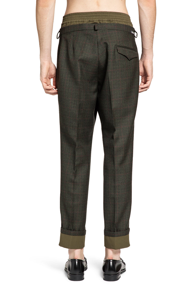 Check Wool Trousers