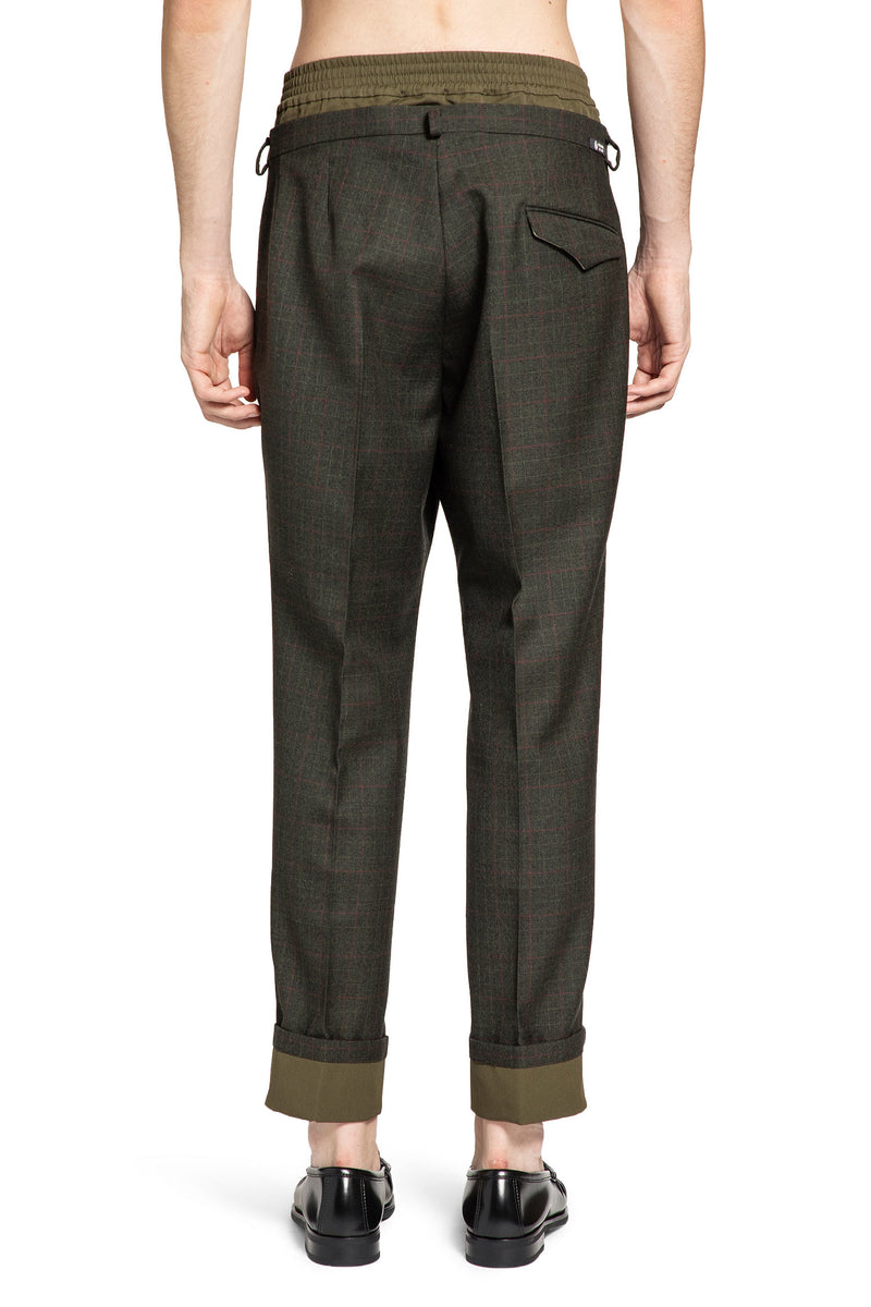 Check Wool Trousers