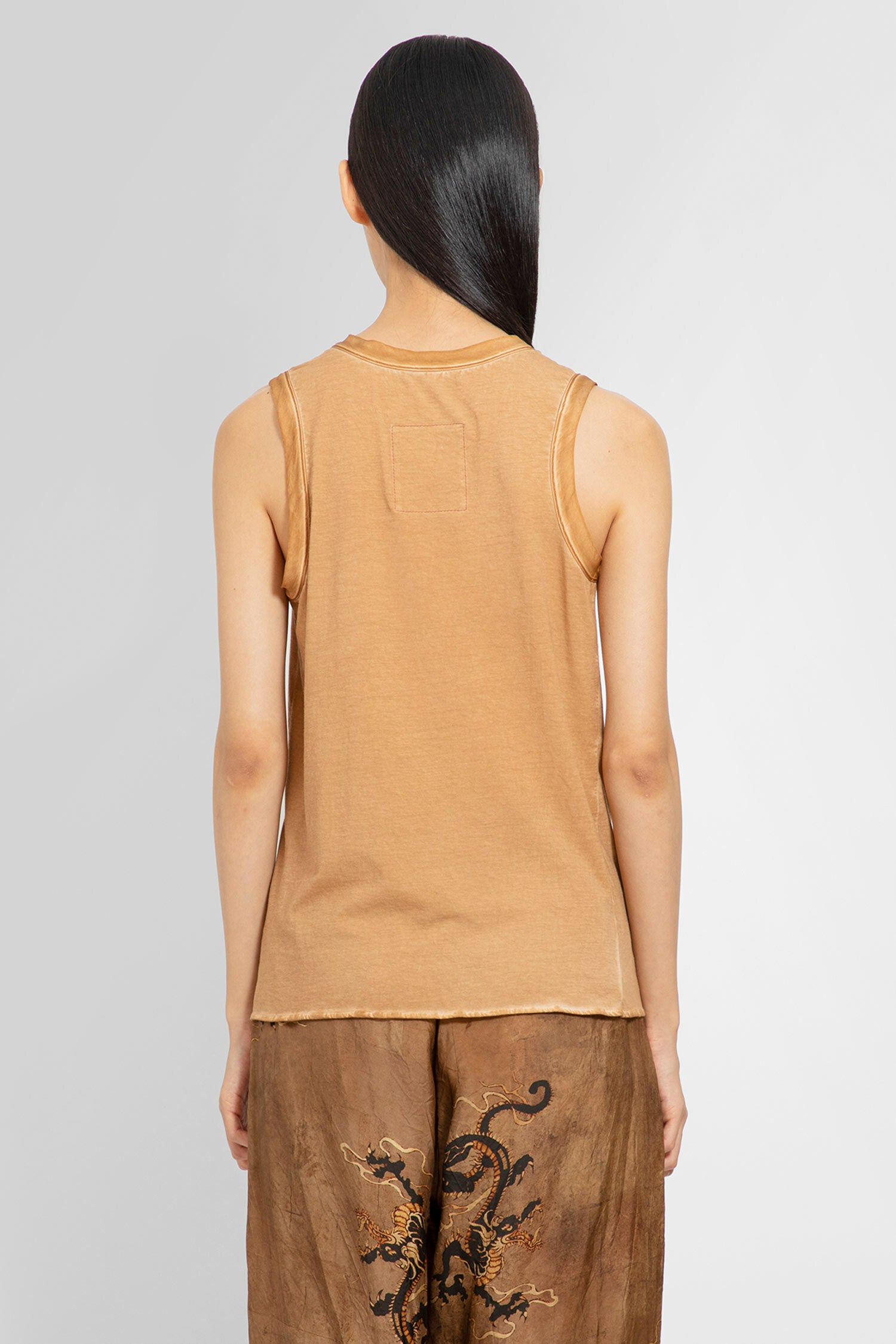 UMA WANG WOMAN ORANGE T-SHIRTS