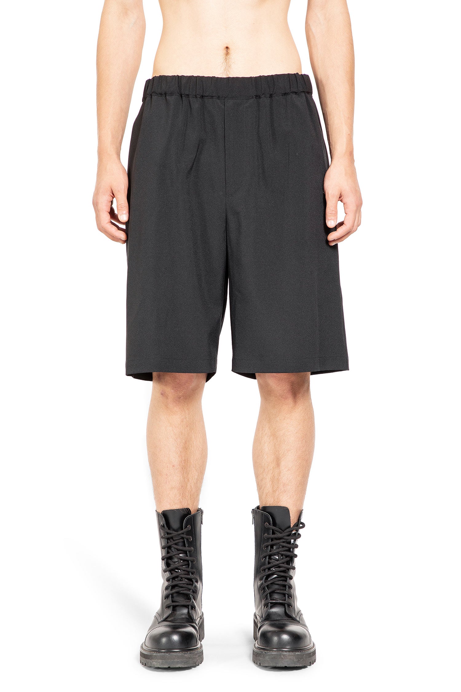 UNDERCOVER MAN BLACK SHORTS & SKIRTS