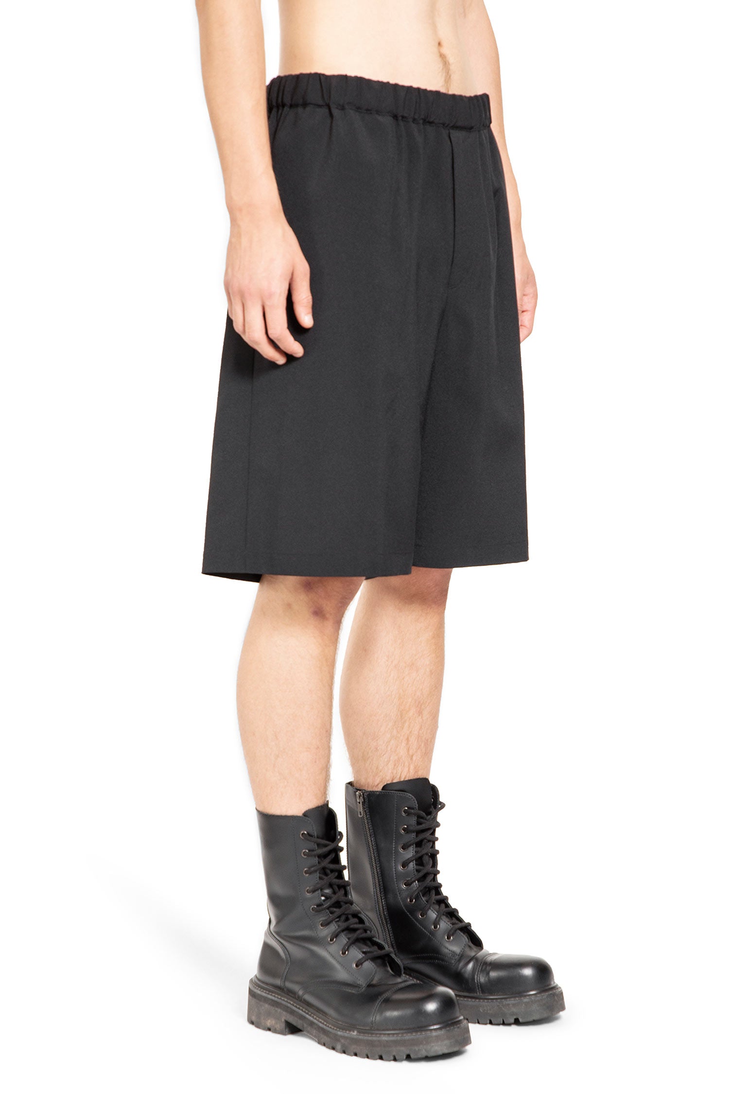 UNDERCOVER MAN BLACK SHORTS & SKIRTS