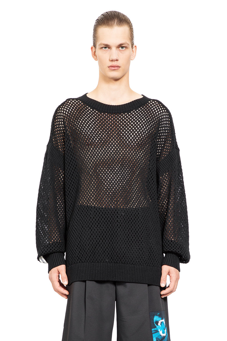 UNDERCOVER MAN BLACK KNITWEAR