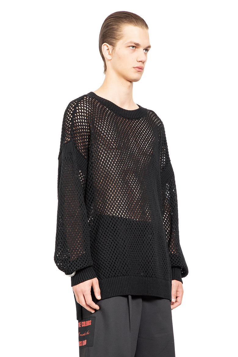 UNDERCOVER MAN BLACK KNITWEAR