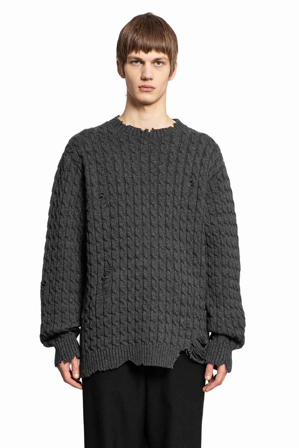 UNDERCOVER MAN GREY KNITWEAR