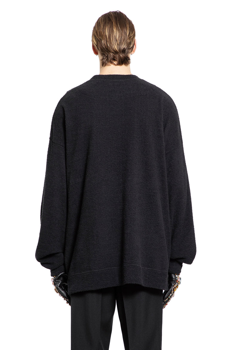 Embellished Sweatshirt in Fleece