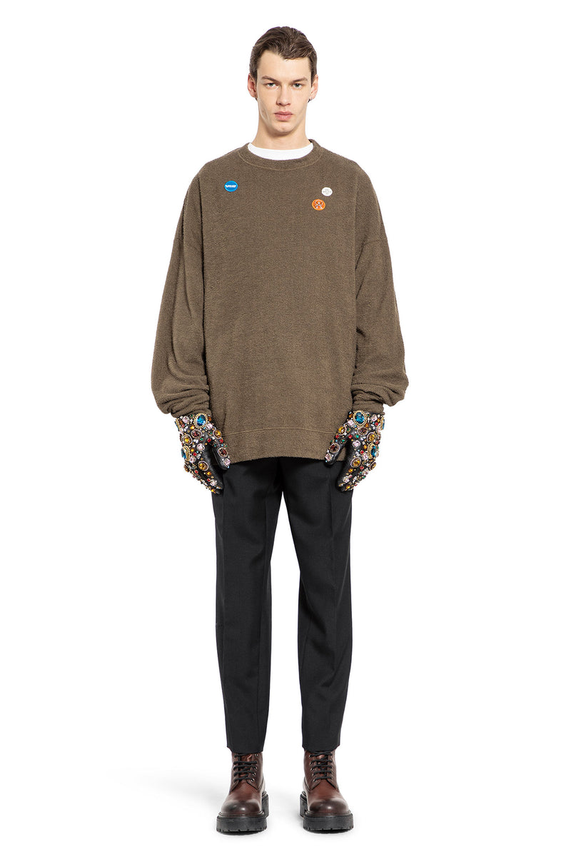 Embellished Sweatshirt in Fleece
