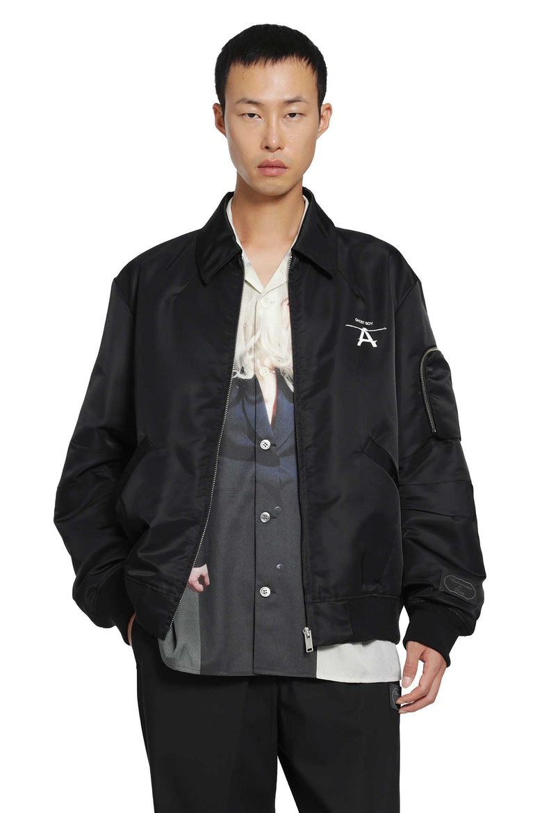 UNDERCOVER Glossy Nylon Ghost Boy Blouson man