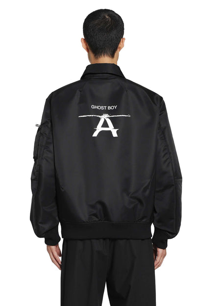 Glossy Nylon Ghost Boy Blouson